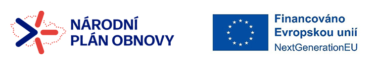 logo N&aacute;rodn&iacute; pl&aacute;n obnovy, logo Financov&aacute;no EU - NextGeneration EU