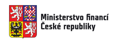 Ministerstvo financ&iacute; logo, na hlavn&iacute; str&aacute;nku
